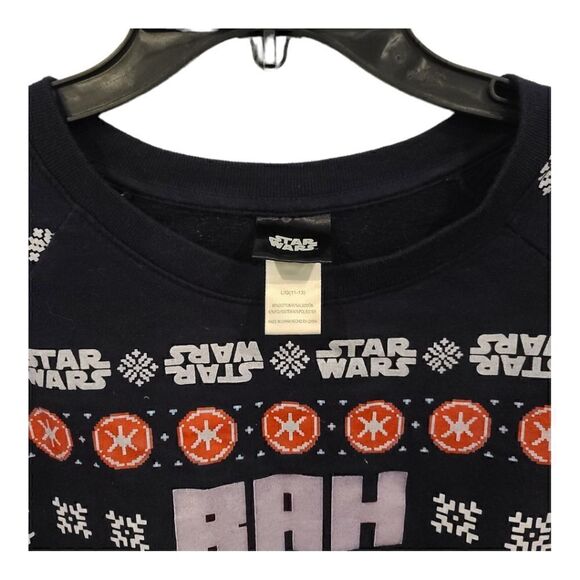 Star Wars Darth Vader Ugly X-mas Sweater Juniors Large (11-13) - 0006 - Like New - Picture 2 of 3